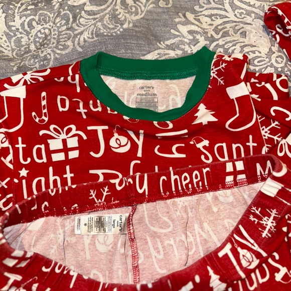 Carters Family of 4 CHRISTMAS PICTURE pajamas bundle 8 pieces! - Picture 13 of 16